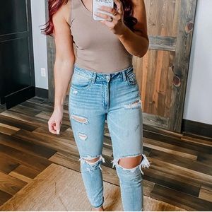 Lily and Lottie Tobi Super High Rise Mom Jean